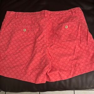 Banana Republic Women's coral Eyelet Shorts